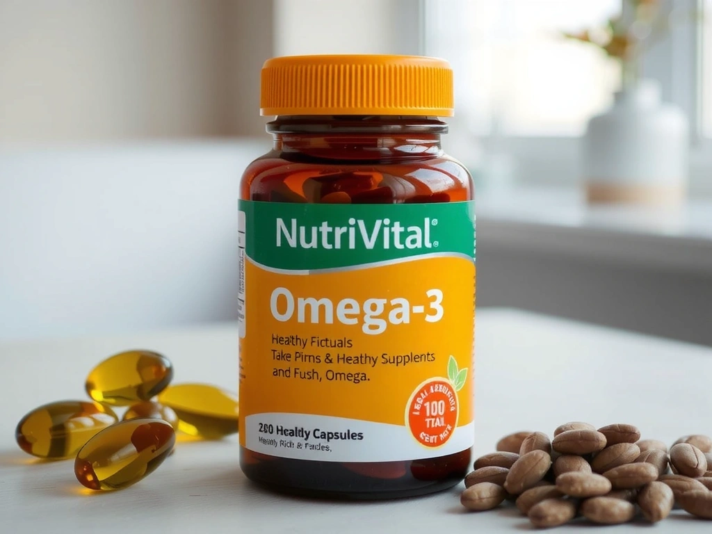 Imagine detaliată a suplimentului Nutrivitalbv Omega-3